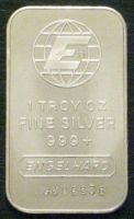 Engelhard 1 ounce silver bullion bar