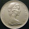 Queen Elizabeth II 1966 Silver Dollar.